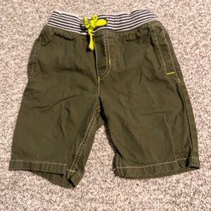 Mini Boden Olive Green Kids Shorts